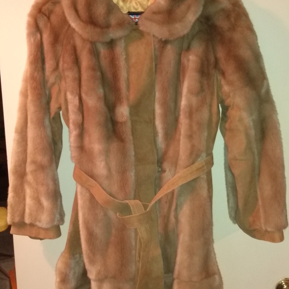 Faux Fur Coat, London Leathers by Lilli Ann